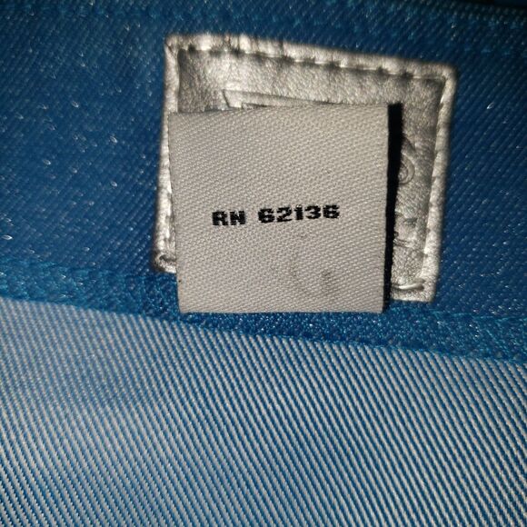 Vintage 90's GUESS Turquoise Blue Halter Top Womens Size Medium - Picture 9 of 10